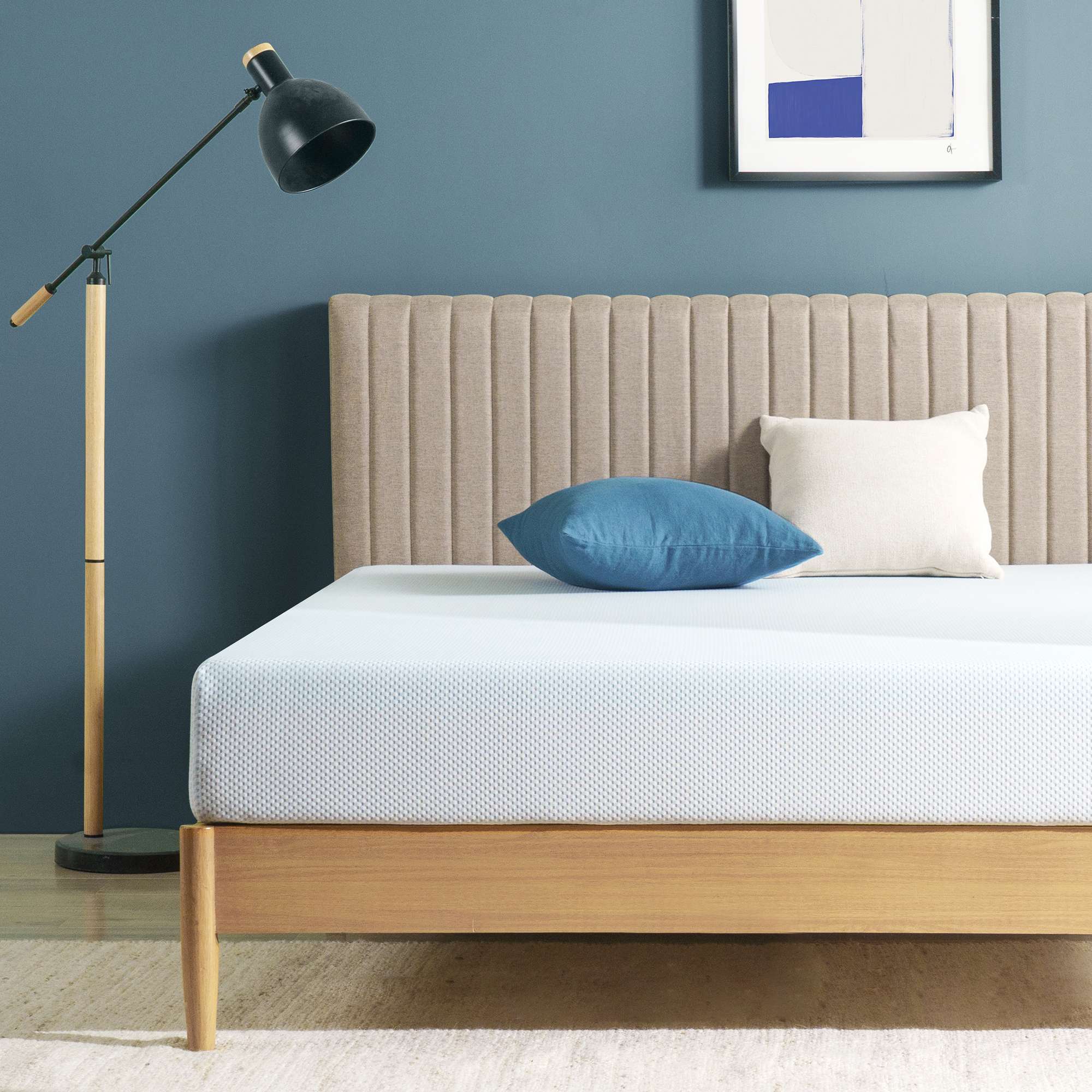 Matelas 80x190 Cm Zinus – Mousse Viscoélastique à 5 Zones, épaisseur 11 Cm, Fermeté Moyenne, Certifié Oeko-Tex